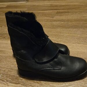 Men's Black Leather Boots